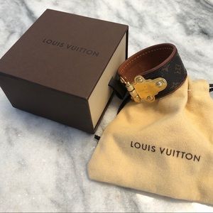 Louis Vuitton Save It Bracelet Monogram Authentic